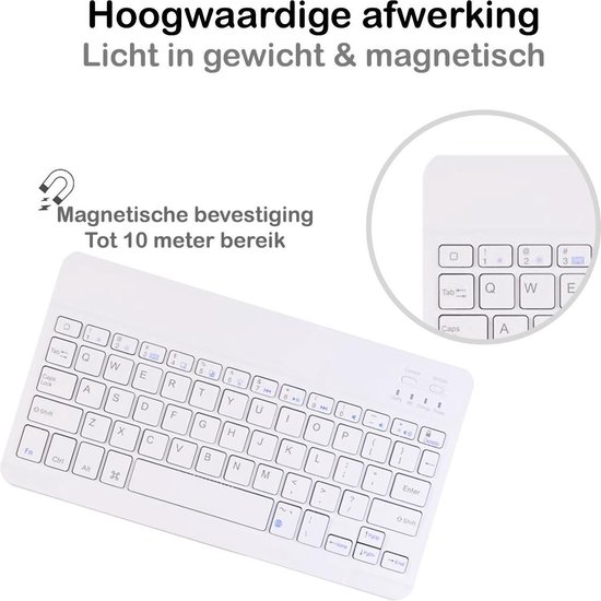 Étui clavier Bluetooth iPad 10.2 2019/2020 avec découpe Apple Pencil - Vert menthe