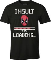 Marvel - Deadpool - Insult Loading - T-Shirt - Zwart - M