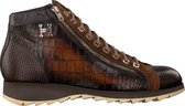 Harris 0720 Hoge sneakers - Leren Sneaker - Heren - Cognac - Maat 41