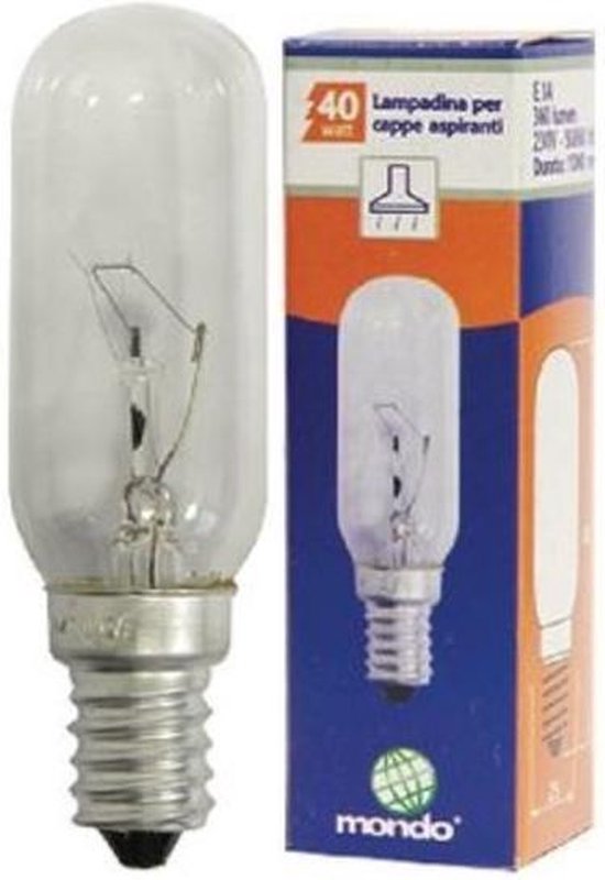 Aeg Electrolux lamp voor afzuigkap - 2 stuks - afzuigkaplampjes 40W E14  helder lamp... | bol.com