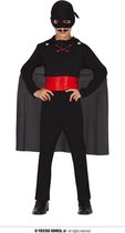 Fiestas Guirca Kostuum Zorro Jongens Zwart Maat 98/104