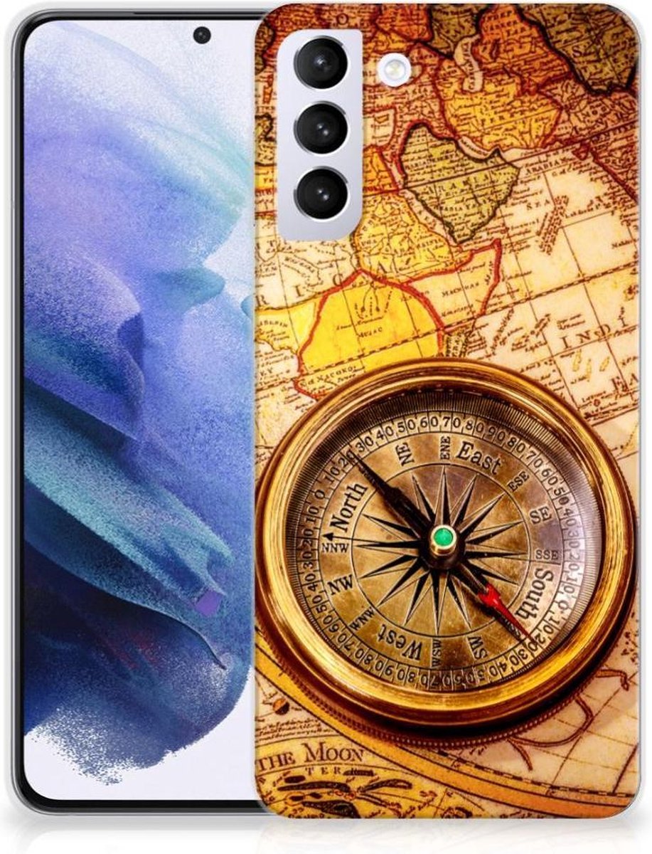 Samsung Galaxy S21 Plus Siliconen Back Cover Kompas