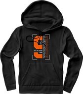 KingRock Studio hoodie heren/dames met capuchon|Original & vintage trui |Oranje