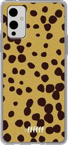 6F hoesje - geschikt voor OnePlus 9 -  Transparant TPU Case - Cheetah Print #ffffff