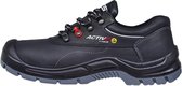 HKS Active 400 S3 werkschoenen - veiligheidsschoenen - safety shoes - heren - laag - stalen neus - antislip - ESD - zwart - maat 44