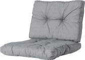 Madison Florance Loungekussens | Basic Grey | 4 SETS | ca. 60x60 + 60x43cm