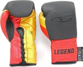 Gants de boxe Limited Legendary Matt Black / Red / Gold 10 oz