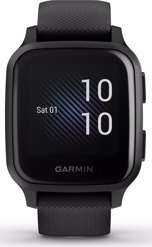 Garmin Venu Sq Music Health Smartwatch - Helder touchscreen - Muziekopslag - 6 dagen batterij - Zwart/Slate