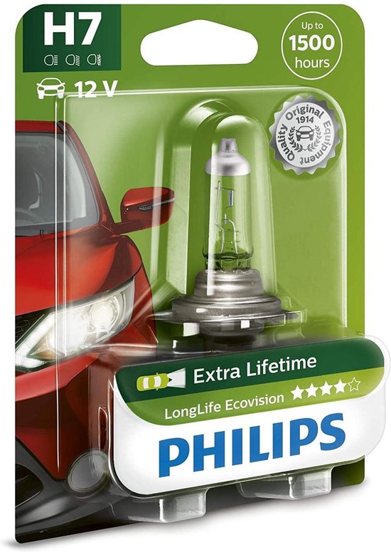 Philips Autolamp H7 Longlife Ecovision 12v/55w Wit | bol.com