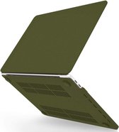 Shieldcase Macbook Pro 13 inch 2020 hardcase - zand legergroen