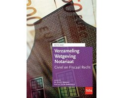 Omslag van Educatieve wettenverzameling  -   Verzameling Wetgeving Notariaat Editie 2021
