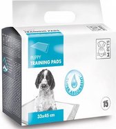 M-pets Trainingpads Puppy 33 X 45 Cm Textiel Wit 15 Stuks