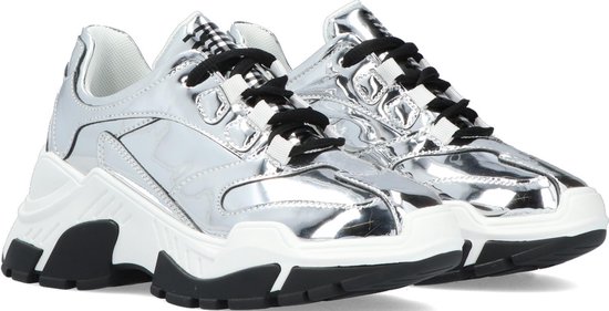Nik \u0026 Nik Meisjes Lage sneakers Liz Silver Sneaker - Zilver - Maat 36 |  bol.com