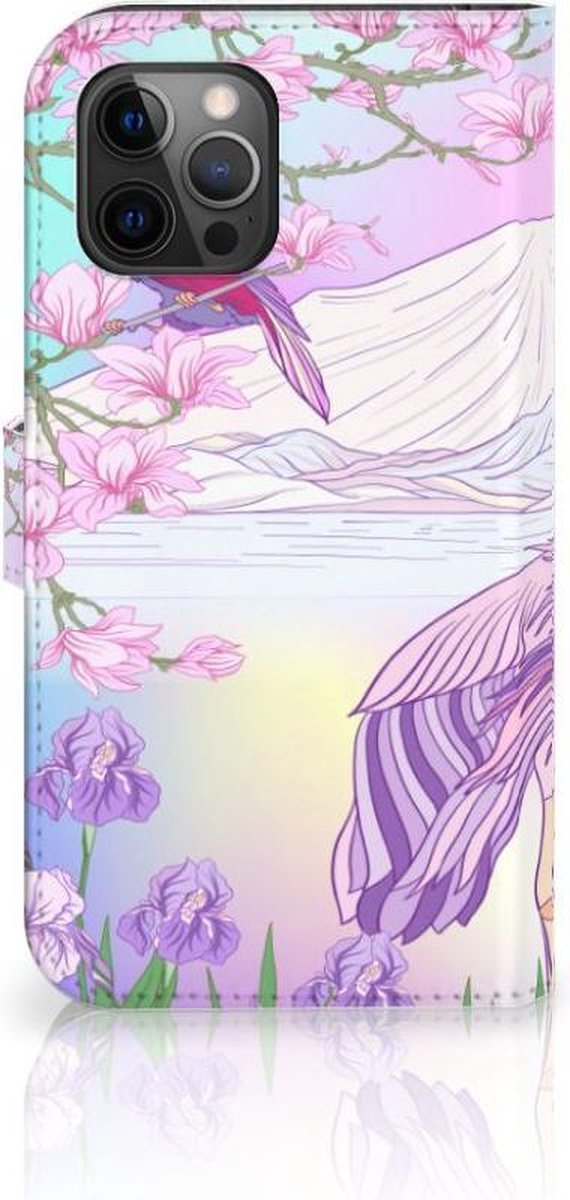 Apple iPhone 12 Pro Max Telefoonhoesje met Pasjes Bird