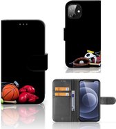 GSM Hoesje Apple iPhone 12 Mini Bookcover Ontwerpen Voetbal, Tennis, Boxing… Sports