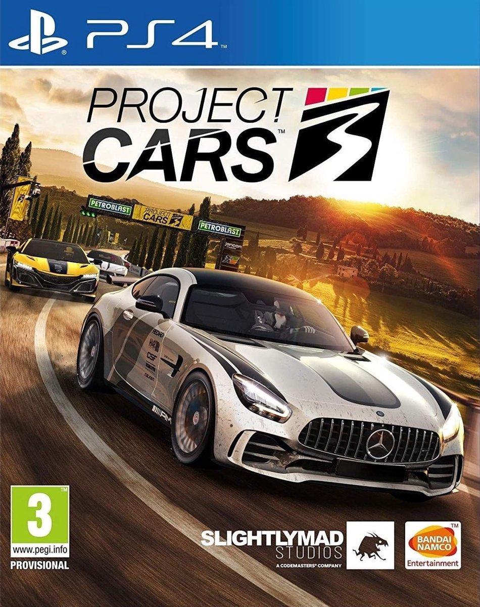 Project Cars 3 - PS4 - Bandai Namco