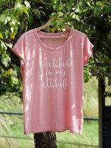 Yogashirt korte mouw Gratitude