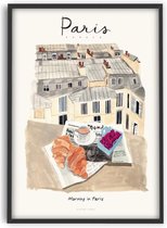 Laura - Morning in Paris - 50x70 cm - Art Poster - PSTR studio