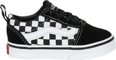 Baskets Vans Td Ward Slip-On Checkered pour garçons - Noir / True White - Taille 22