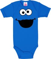 Logoshirt SESAME ST.FACES-COOKIE MONSTER/BABY BODY