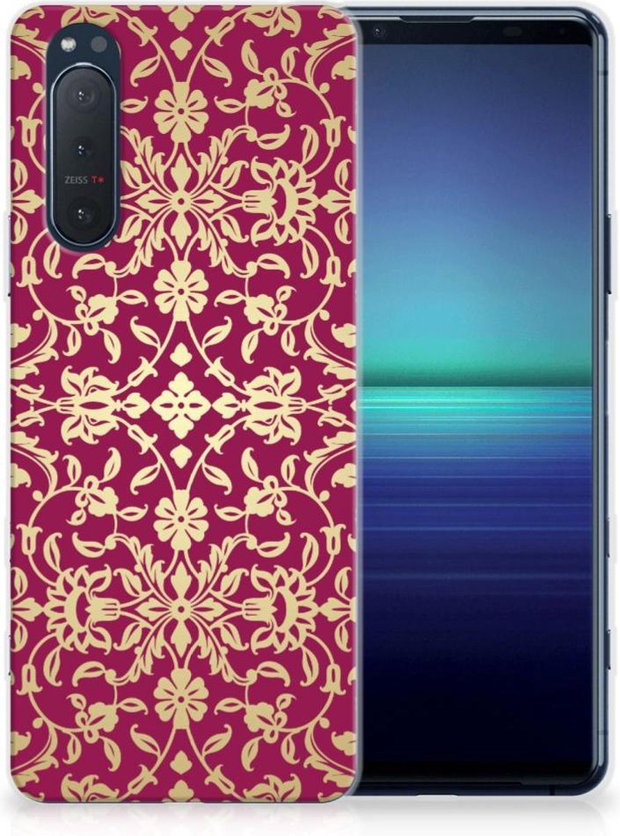 Siliconen Hoesje Sony Xperia 5II Barok Pink