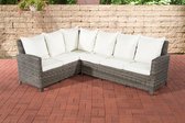 L set Bermeo Rond 5mm Roodan Grijs-meliert,CremeWit