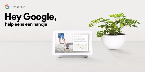 Google Nest Hub - Smart Speaker met scherm / Nederlandstalig - Antraciet - Google Nest