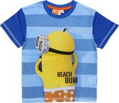 Universal T-shirt Minions Junior Katoen Geel/blauw Maat 7 Jaar