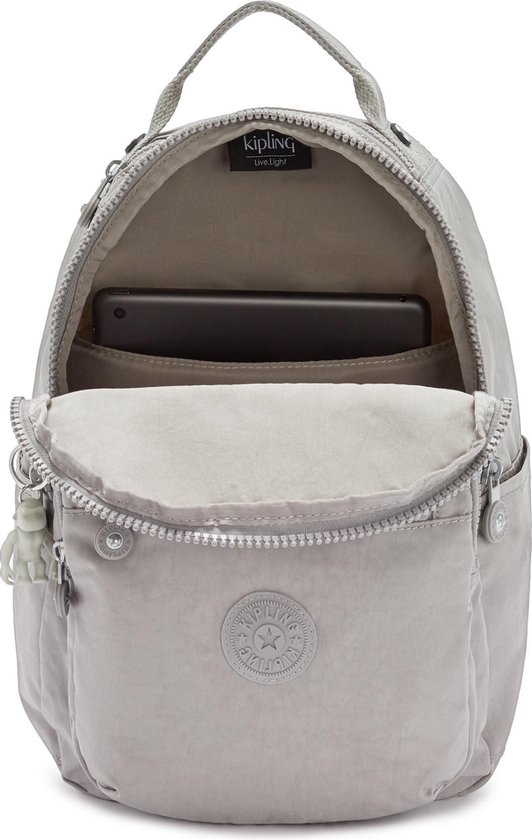 kipling Sac à dos de loisirs Sac à dos Basic Seoul Backpack Grey Gris
