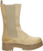 Nelson dames chelseaboot - Taupe - Maat 42