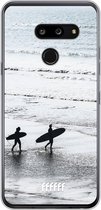 LG G8 ThinQ Hoesje Transparant TPU Case - Surfing #ffffff