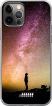 6F hoesje - geschikt voor iPhone 12 Pro - Transparant TPU Case - Watching the Stars #ffffff