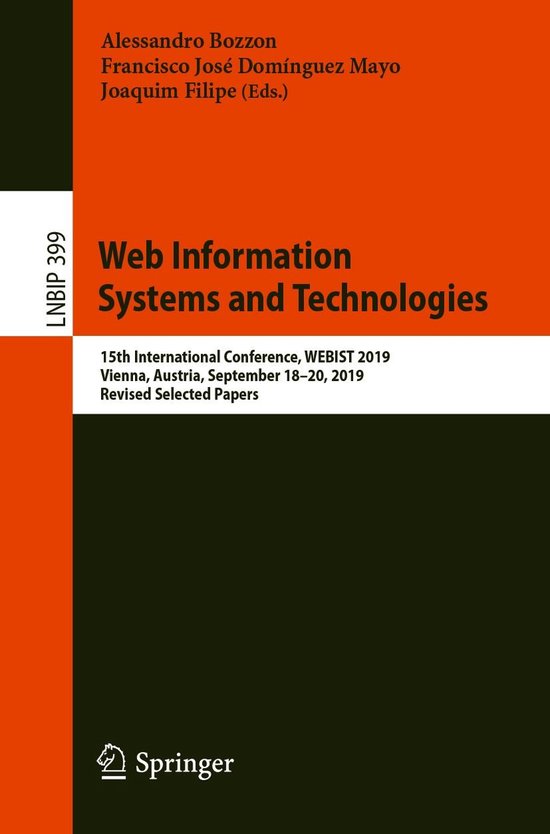 Springer Nature Proceedings Computer Science - Web Informati ... - cover