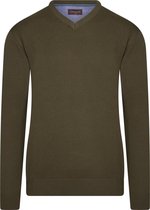 Cappuccino Italia - Heren Sweaters Pullover Army - Groen - Maat L