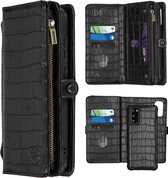 iMoshion 2-in-1 Wallet Booktype Samsung Galaxy S20 hoesje - Black Crocodile