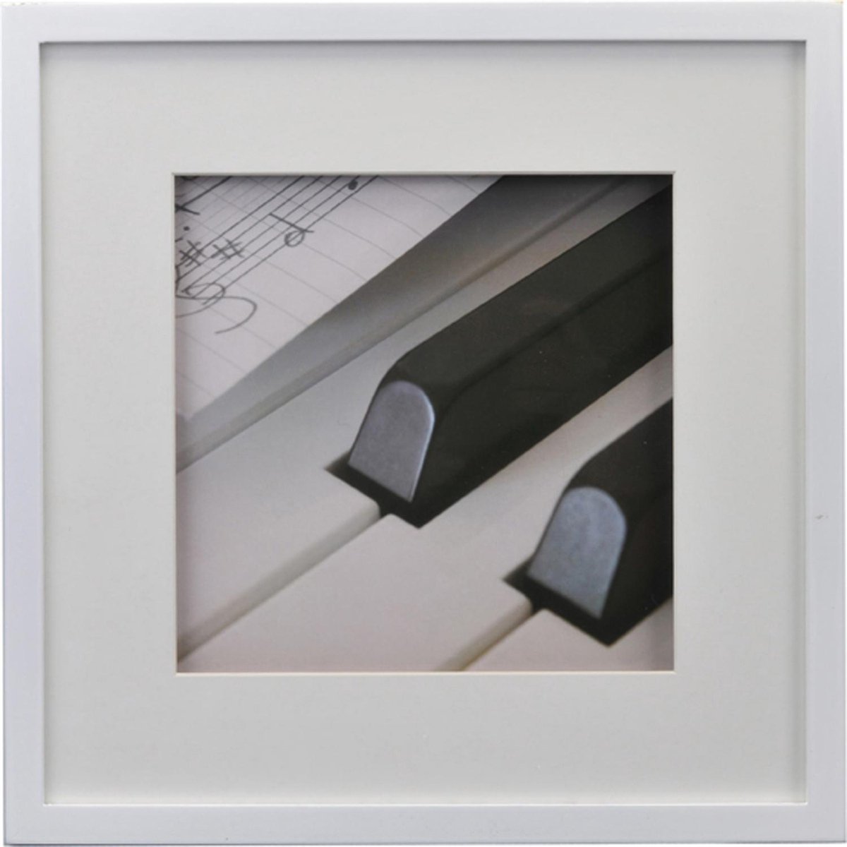 Henzo Fotolijst - Henzo - Piano - Fotomaat 30x30 cm - Wit
