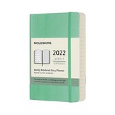 Moleskine 12 Maanden Agenda - 2022 - Wekelijks - Pocket - Softcover - IJs Groen