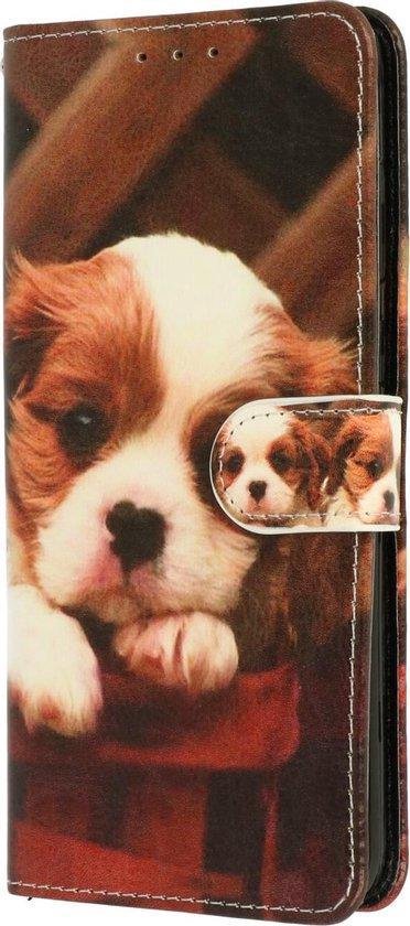 Coque imprimée Samsung Galaxy S21 Ultra - Etui portefeuille portefeuille - Porte-cartes et languette magnétique - Puppy