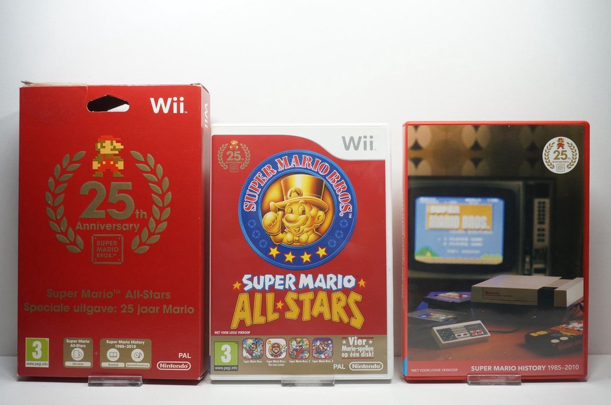 Sporten Rusland Vervelen Super Mario All Stars & Muziek CD & Geschiedenisboekje - Wii | Games |  bol.com