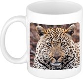 Dieren foto mok jaguar - jaguars beker wit 300 ml