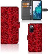 GSM Hoesje Geschikt voor Samsung Galaxy S20FE Mobiel Bookcase Red Roses
