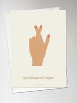 ViSSEVASSE Good Things Will Happen - Greeting Card - XS