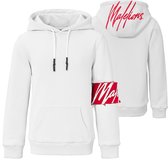 Malelions Junior Captain Hoodie - White/Red