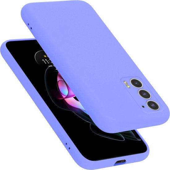 Coque Cadorabo pour Motorola EDGE 20 en VIOLET CLAIR LIQUIDE - Coque de protection en silicone TPU souple