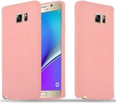 Cadorabo Hoesje geschikt voor Samsung Galaxy NOTE 5 in CANDY ROZE - Beschermhoes gemaakt van flexibel TPU silicone Case Cover