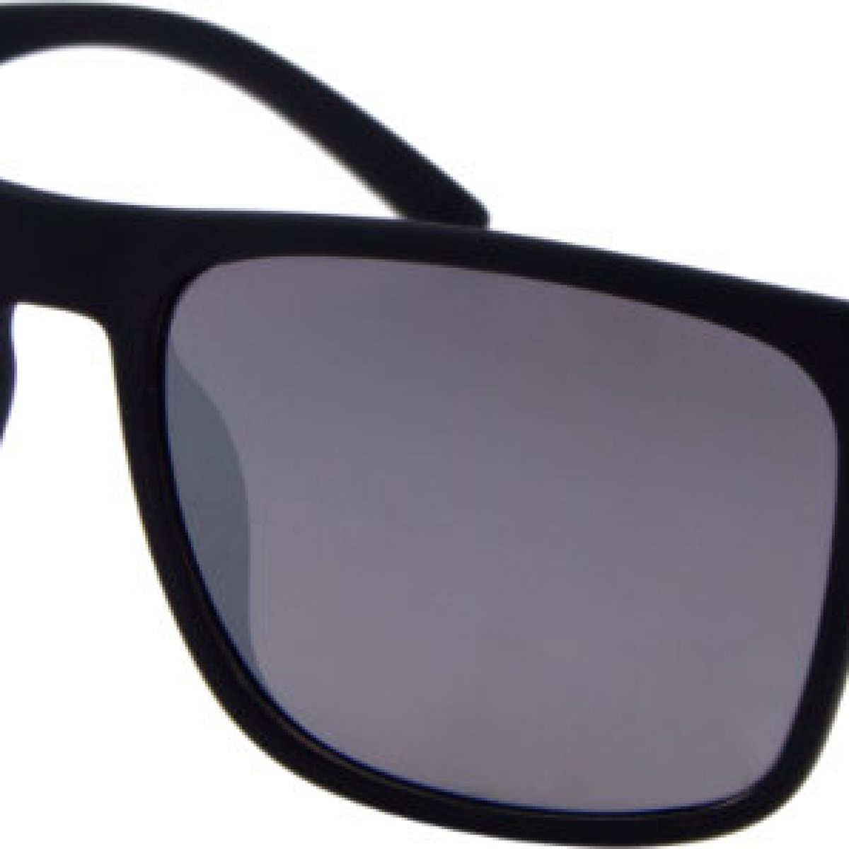 Hidzo Volwassen Vierkant Zonnebril Zwart - UV 400 - Zwarte Glazen