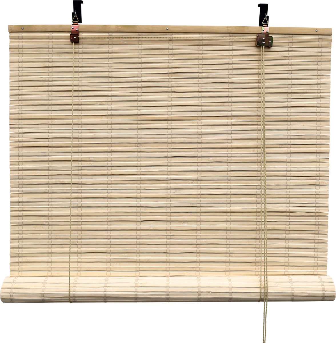 Bamboebaas bamboe rolgordijn Sem - Naturel - 140 x 160 cm