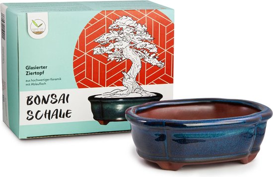 Happy Seed Keramieken bonsai pot (schaal) - Marine blauw - geglazuurd |  bol.com