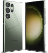 Geschikt voor Ringke Samsung S23 Ultra - Back Cover - Hoesje Ultra Dun Transparant