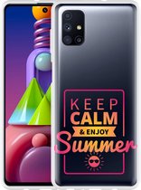 Hoesje Geschikt voor Samsung Galaxy M51 Summer Time